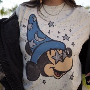 Comfort Colors Size Chart Poster in Blue and Cream